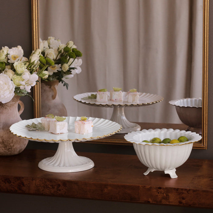 Beatriz Ball Encanto Vienna Pedestal Cake Plate — Among separate coordinating serving pieces