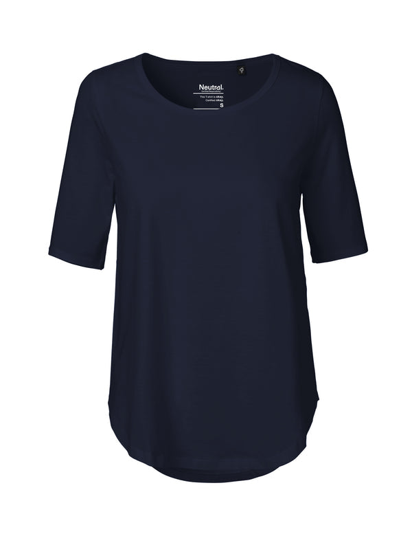Fairtrade Organic Half Sleeve T-shirt: Womens