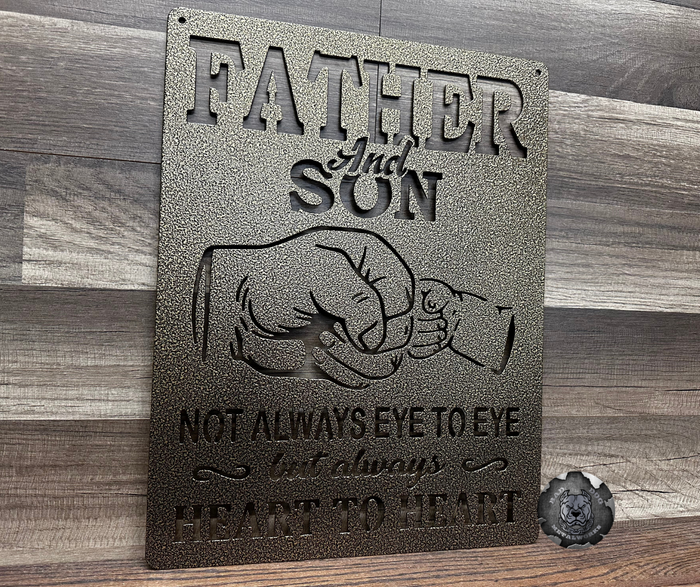 Father and Son, Not Always Eye to Eye, But Always Heart to Heart