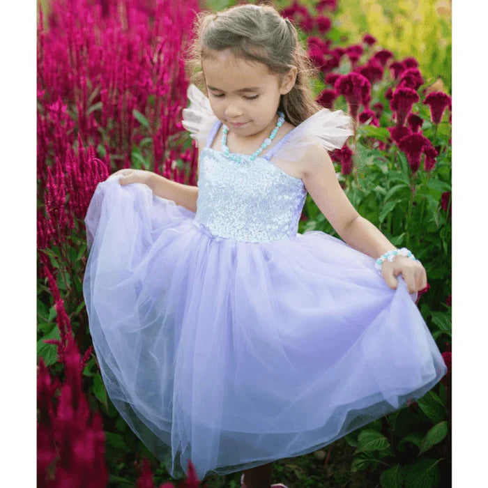 Great Pretenders Sequins Princess Dress Lilac 5-6