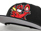 Hellrazors New Era 9Fifty Snapback Hats (BLACK GRAY UNDER BRIM)
