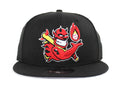 Hellrazors New Era 9Fifty Snapback Hats (BLACK GRAY UNDER BRIM)