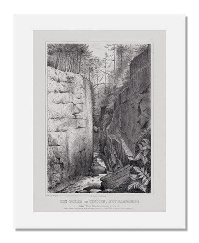 MFA Prints archival replica print of Isaac Sprague, Scenery of the White Mountains from the Museum of Fine Arts, Boston collection.
