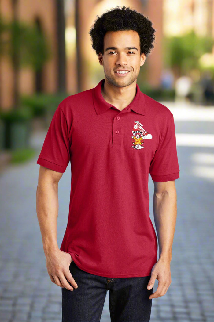 I.S.C.A CLOWN WITH SNEAKER LOGO POLO