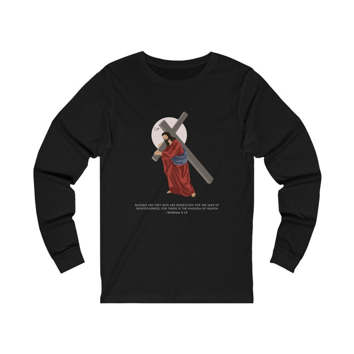Jesus Christ - Blessed are the persecuted Unisex Long Sleeve