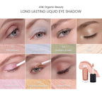 JOIK Organic Long Lasting Liquid Eye Shadow Nestemäinen Luomiväri - 03 Golden Green