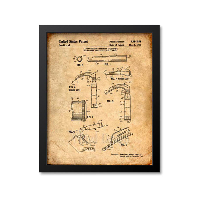 Laryngoscope Patent Print
