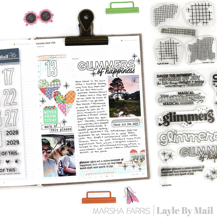 Layle By Mail | Textures Stamps Bundle