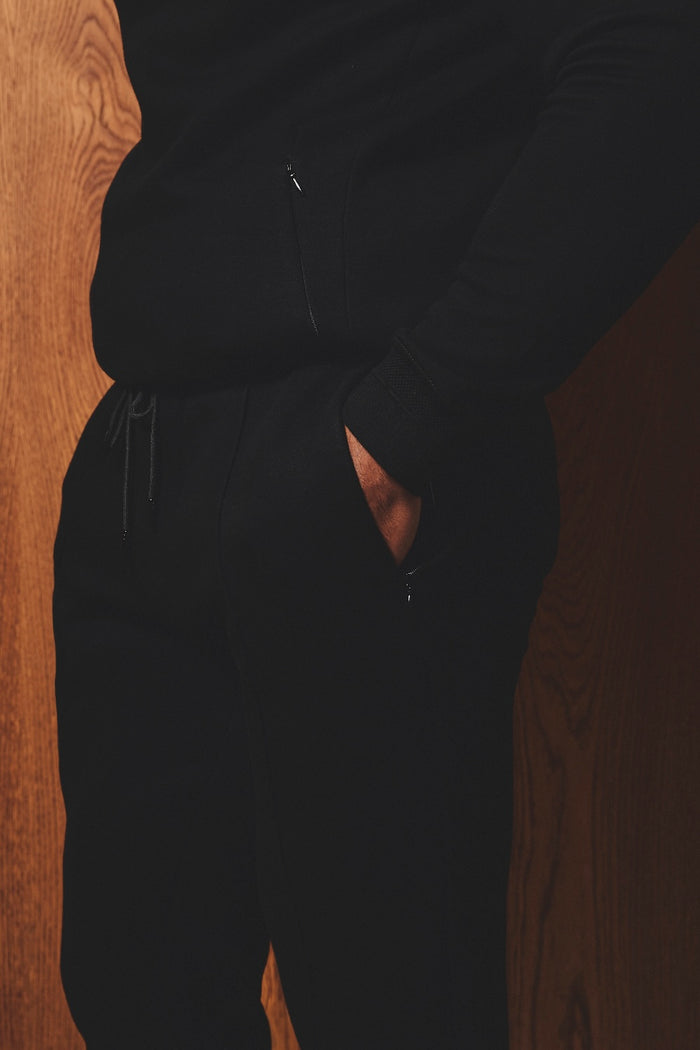 Luxe Sweat Smart Joggers in Black - TAILORED ATHLETE - USA