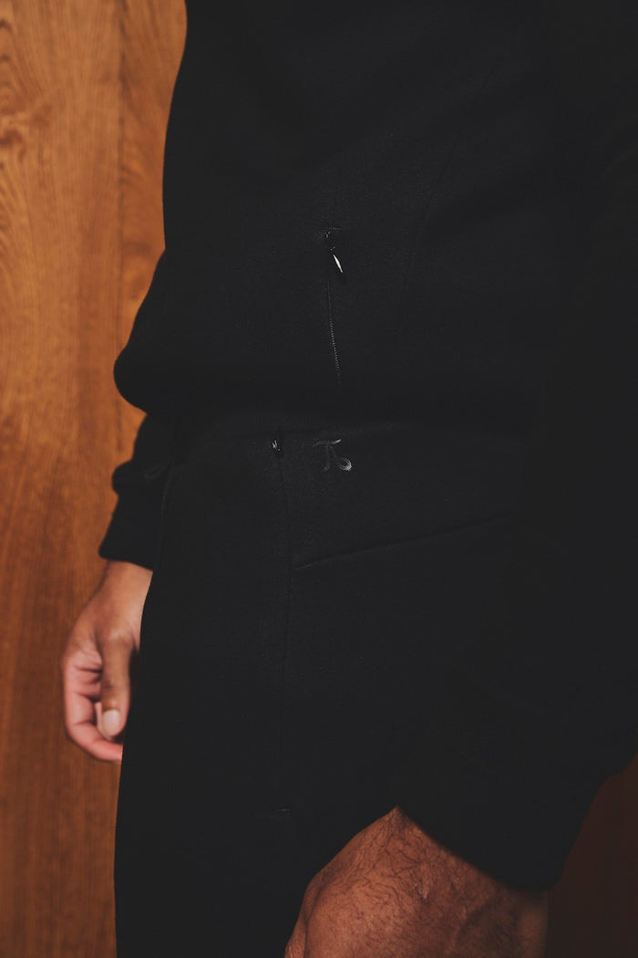 Luxe Sweat Smart Joggers in Black - TAILORED ATHLETE - USA