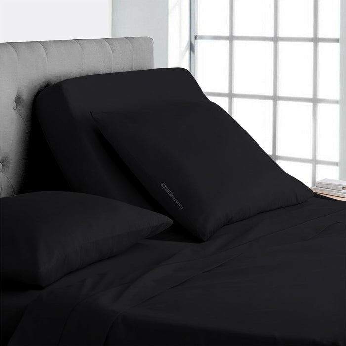 Black Split Head Sheets Set