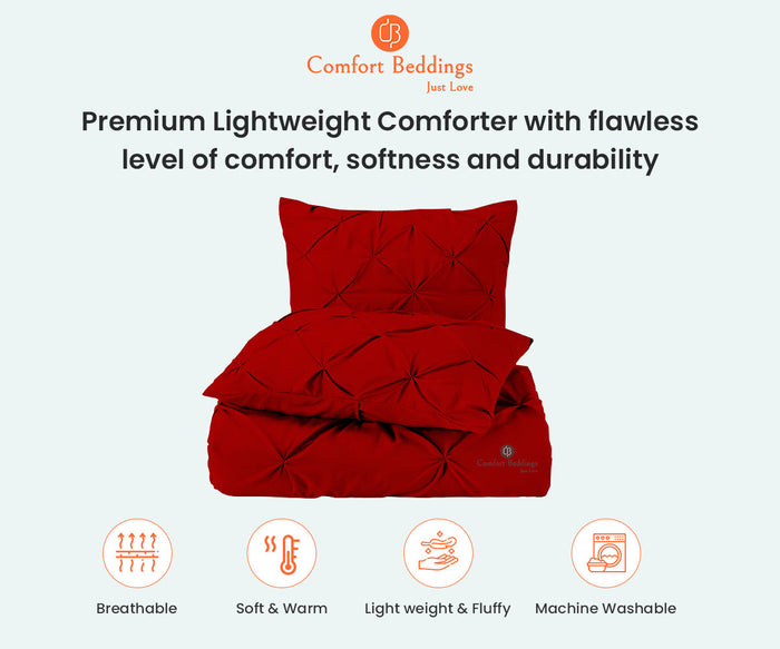 Blood Red Pinch Comforter