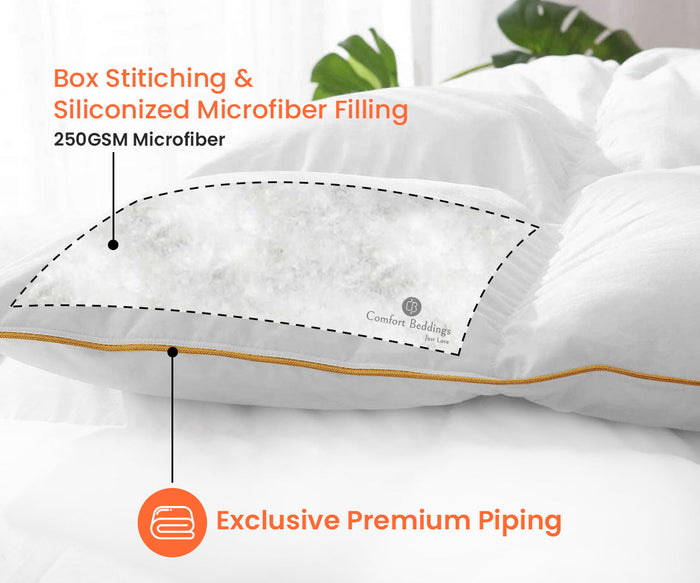 Luxury Chocolate Pinch Comforter 250 GSM