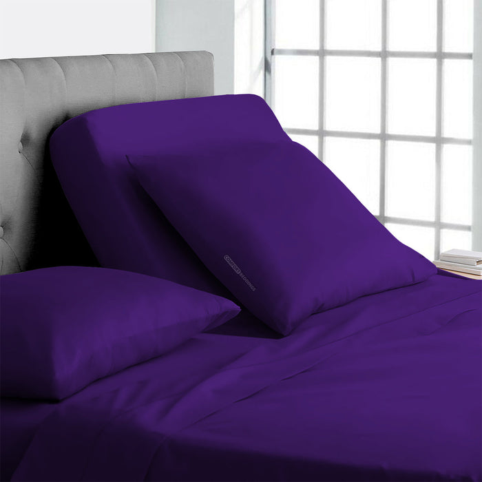 Purple Split Head Sheets Set
