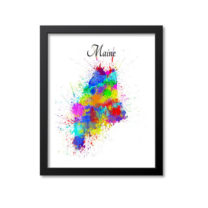 Maine Paint Splash