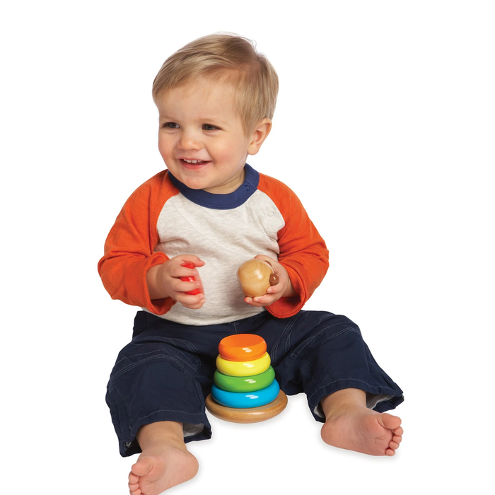 Manhattan Toy Brilliant Bear Magnetic Wood Stacker