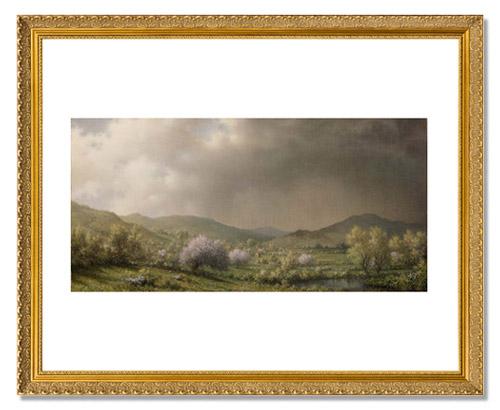 MFA Prints archival replica print of Martin Johnson Heade, April Showers from the Museum of Fine Arts, Boston collection.