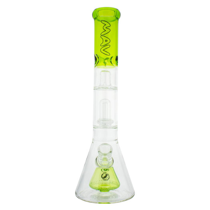 MAV Glass 14" Single UFO Beaker - 4 Colors