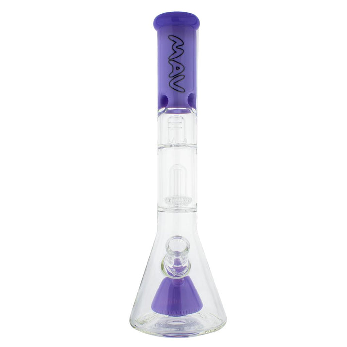 MAV Glass 14" Single UFO Beaker - 4 Colors