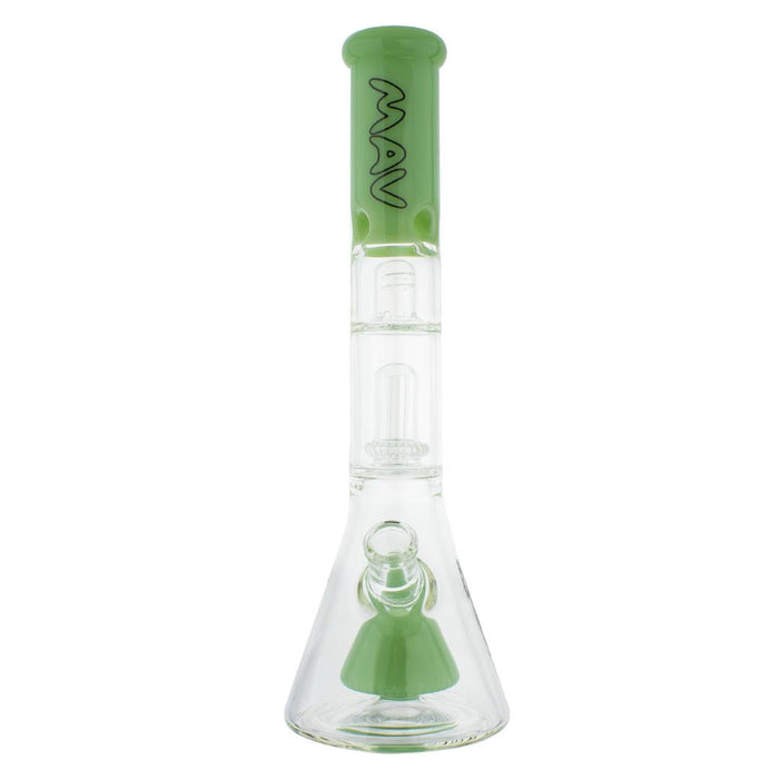 MAV Glass 14" Single UFO Beaker - 4 Colors