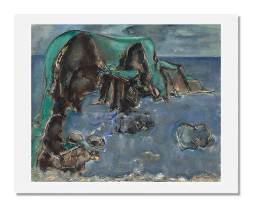 MFA Prints archival replica print of Max Weber, Pacific Coast from the Museum of Fine Arts, Boston collection.
