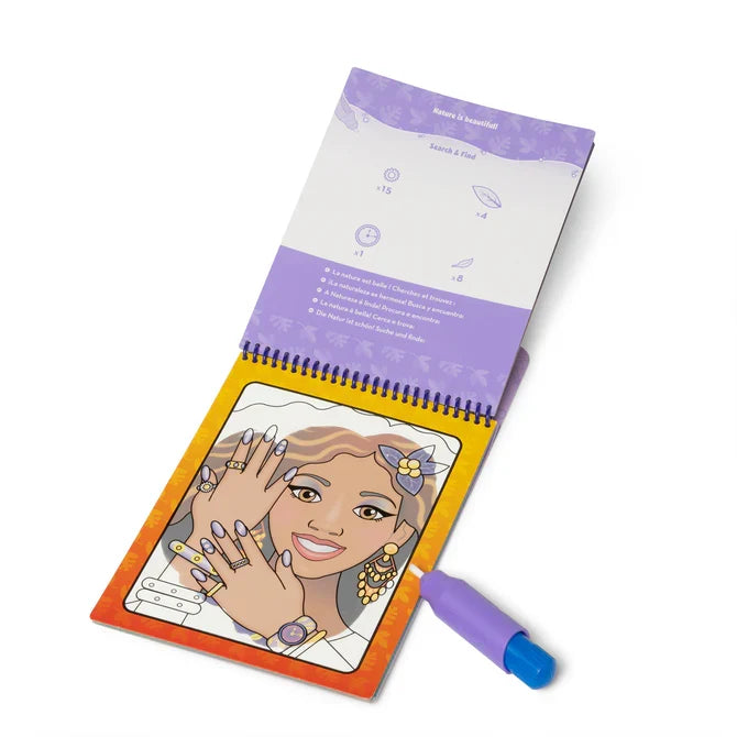 Melissa & Doug Water WOW! Water Reveal Pad - Makeup & Manicures