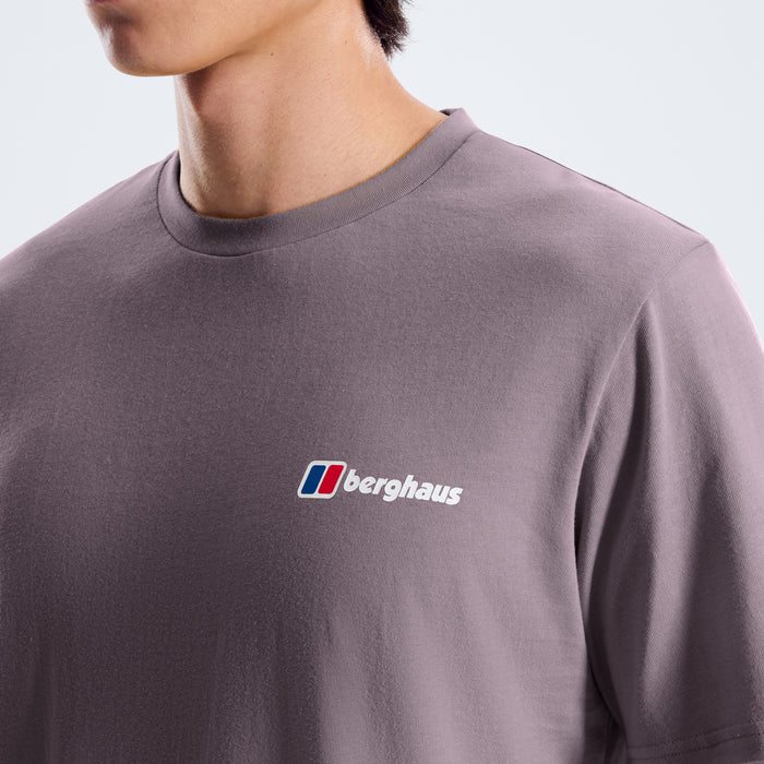 Men's Berghaus Class Logo Tee - Purple