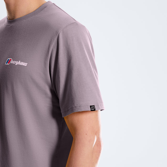 Men's Berghaus Class Logo Tee - Purple