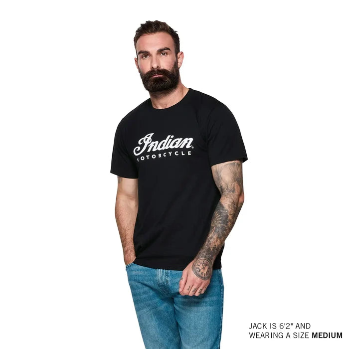 Men's Essential Script Logo T-Shirt, Black