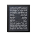 Missouri Beer Map Art Print
