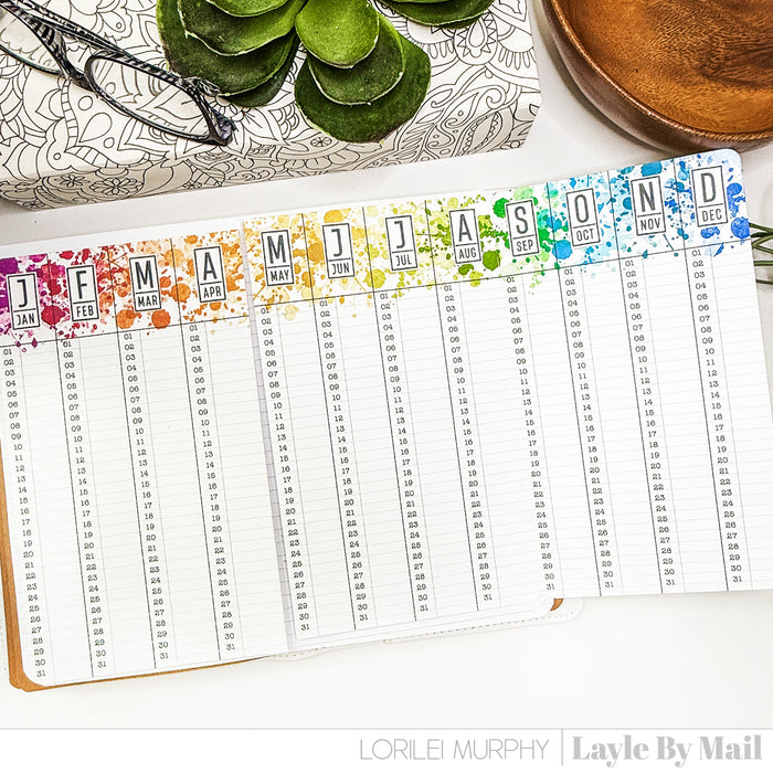 Month by Month - December - 4x6 Stamp Set