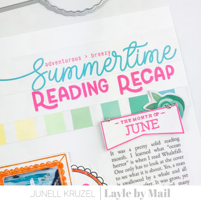 Month by Month - June - 4x6 Stamp Set