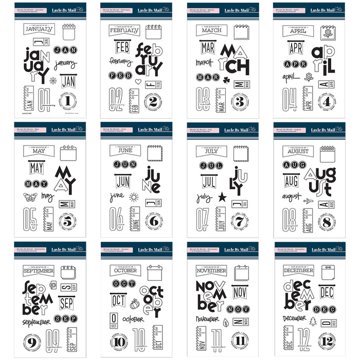 Month by Month - May - 4x6 Stamp Set
