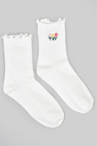 Multi Color flower Socks