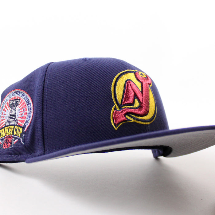 New Jersey Devils Stanley Cup New Era 59Fifty Fitted Hat (Navy Gray Under Brim)