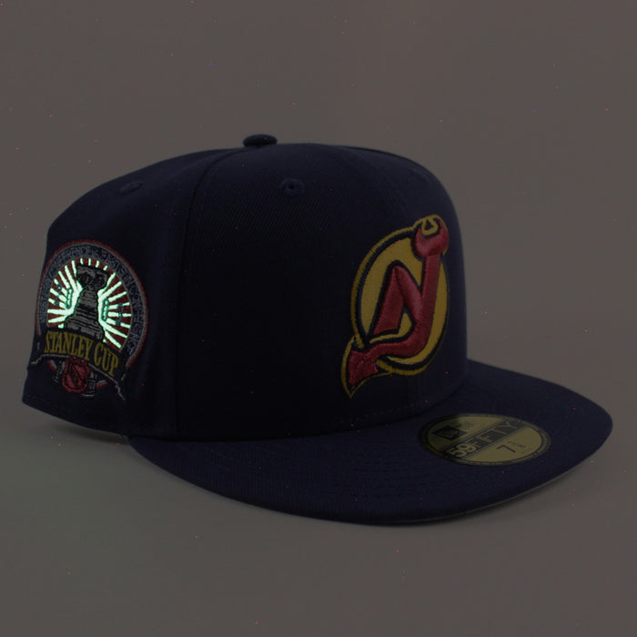 New Jersey Devils Stanley Cup New Era 59Fifty Fitted Hat (Navy Gray Under Brim)