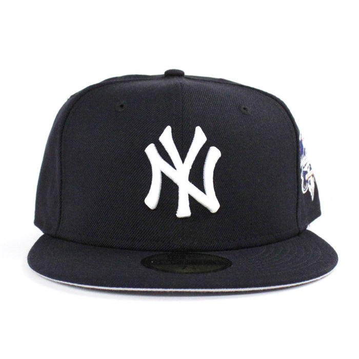 New York Yankees 2000 World Series 59Fifty New Era Fitted Hats (Navy Gray Under Brim)