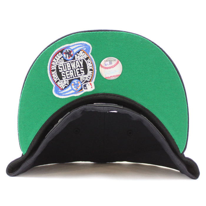 New York Yankees Subway Series New Era 59Fifty Fitted Hat (Navy Green Under Brim)