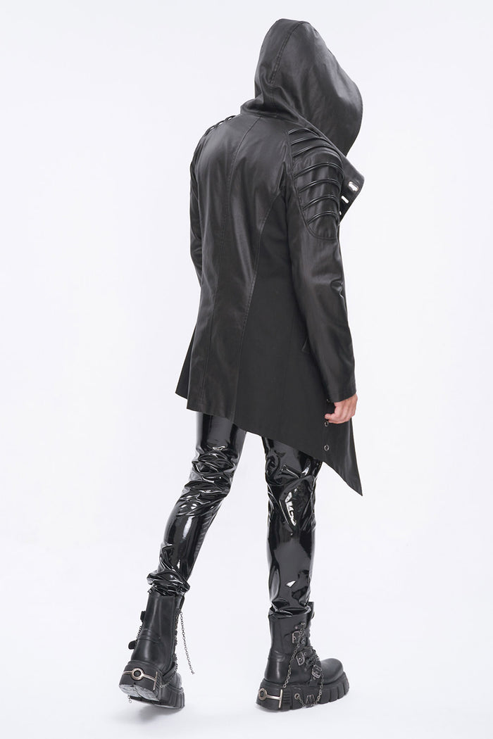 faux leather jacket for men