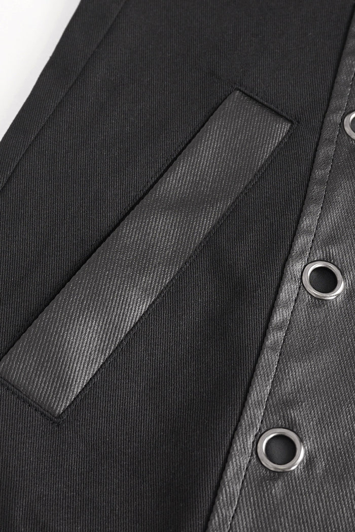 black jacket with pockets