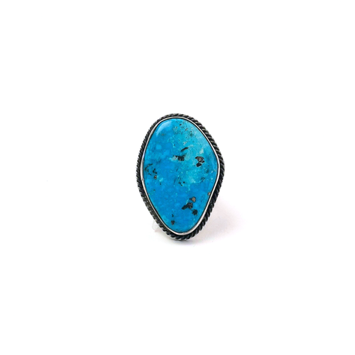 "NJ" Turquoise Ring