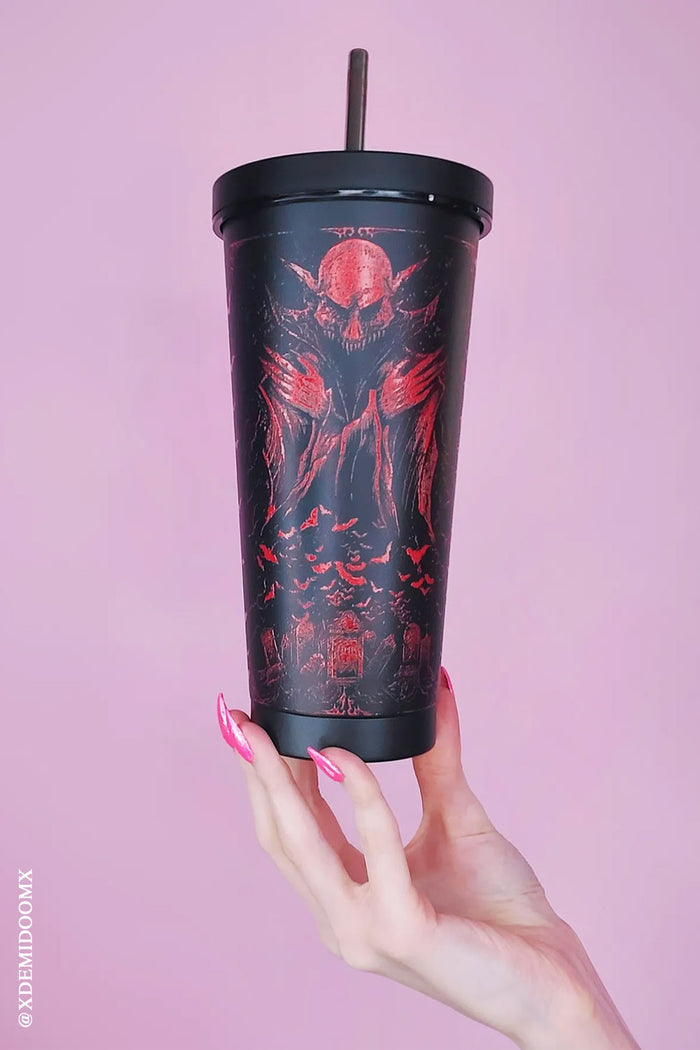 Nosferatu Cold Brew Tumbler with Straw