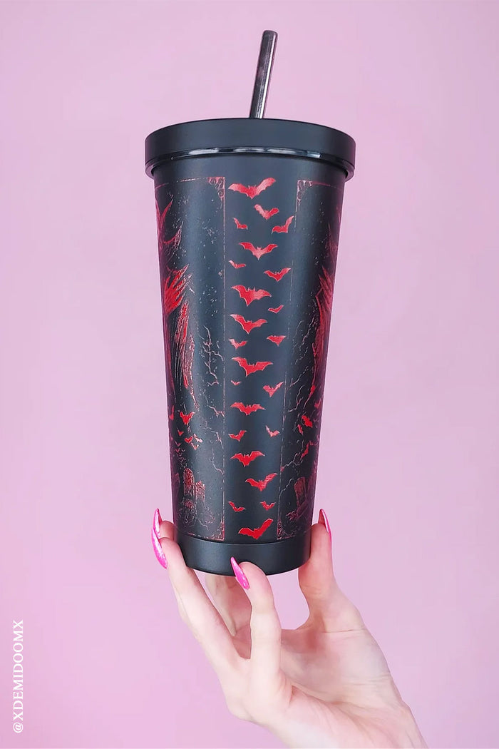 Nosferatu Cold Brew Tumbler with Straw
