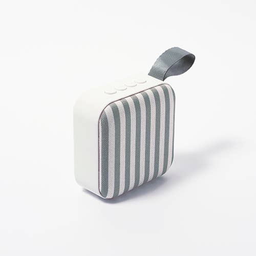 Olive Stripe Portable Travel Speaker