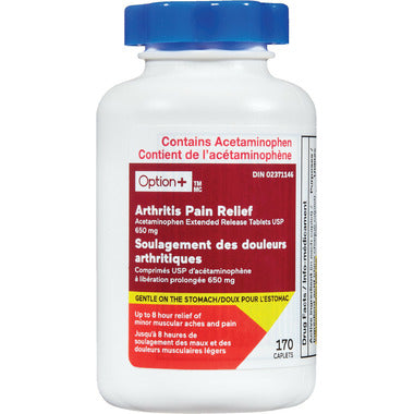 Option+ Arthritis Caplets 650MG
