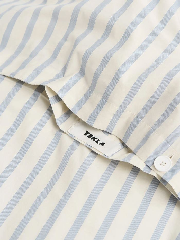 Organic Cotton Percale Bedding | Needle Stripes
