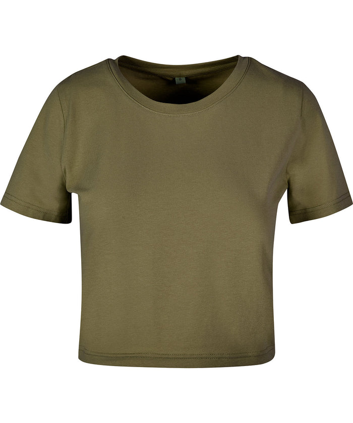 Organic Stretch Cropped T-shirt: Womens