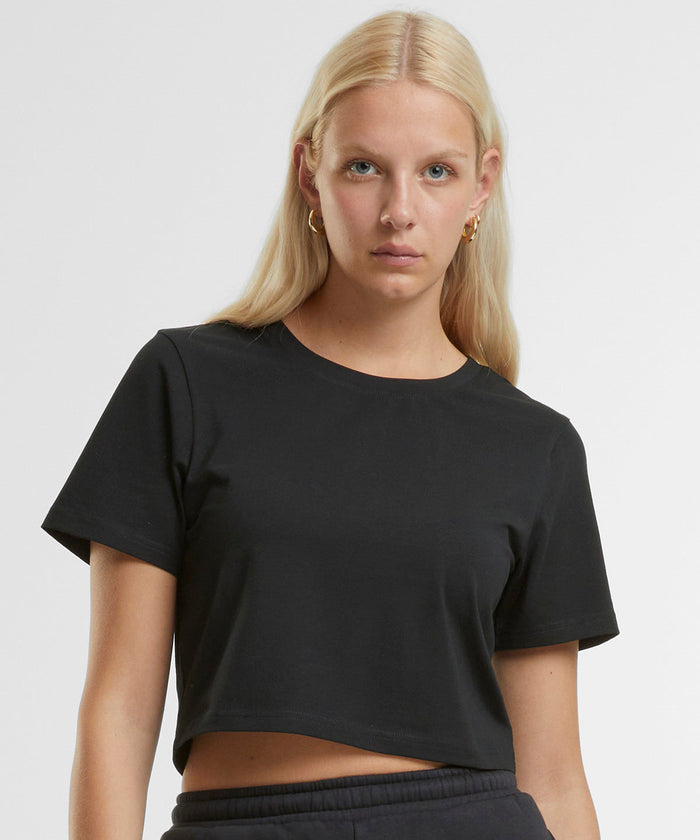 Organic Stretch Cropped T-shirt: Womens