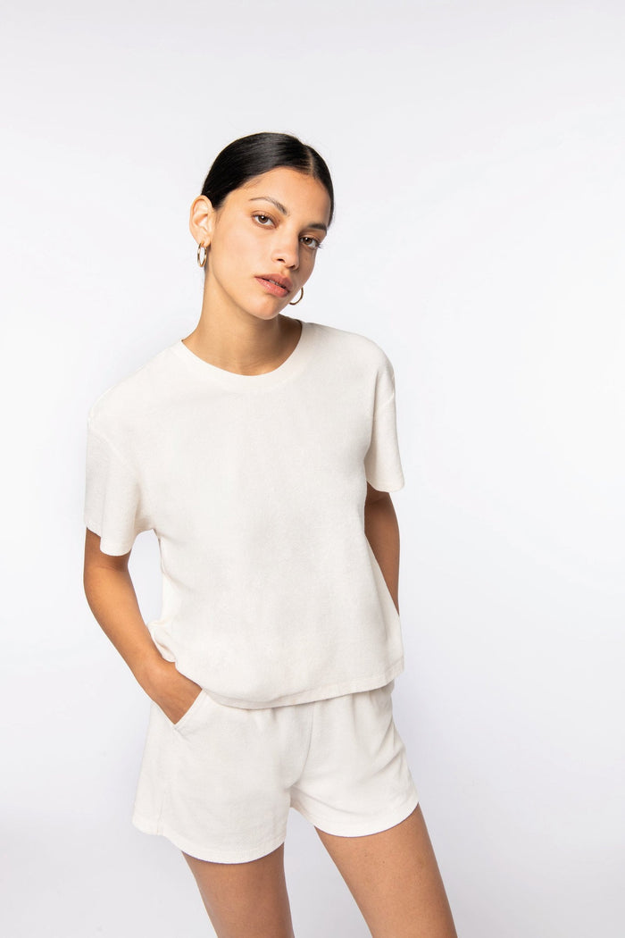 Organic Towel-Feel T-shirt: Womens