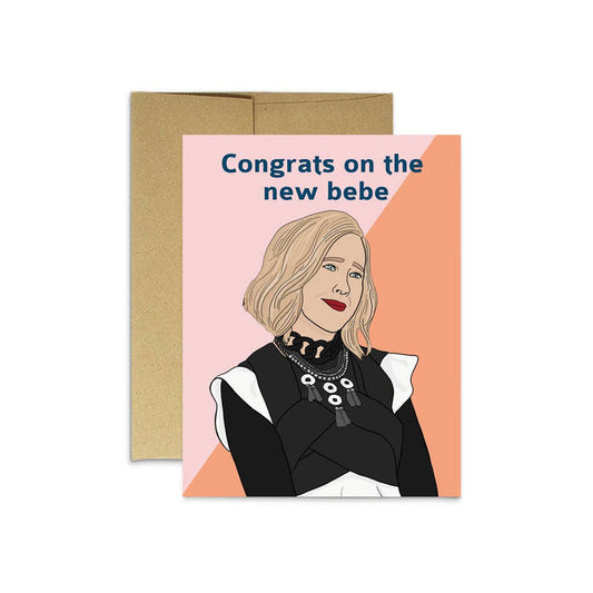 Party Mountain Paper Company Moira Rose Bebe Greeting Card